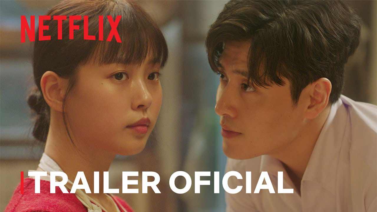 Capa do trailer oficial do dorama sul-coreano "Gostinho de Amor", com Kang Ha-neul e Ko Min-si, disponível na Netflix em maio de 2025.